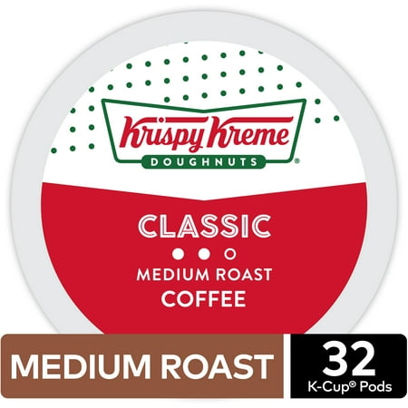 Krispy Kreme Classic Coffee, Keurig K-Cup Pod, Medium Roast, (Best Krispy Kreme Recipe)