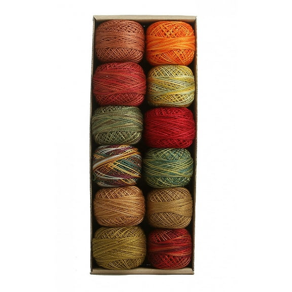 Valdani Pearl Cotton Ball Size 12 109yd Fabulous Autumn