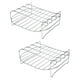 thumbnail image 3 of Rejilla para freidora de aire, rejilla para hornear, parrilla de barbacoa apilable Universal portátil, parrilla de acero inoxidable de 2 capas para el, 3 of 9
