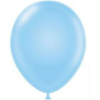 5" Tuftex Latex Balloons Baby Blue 50ct Made In USA