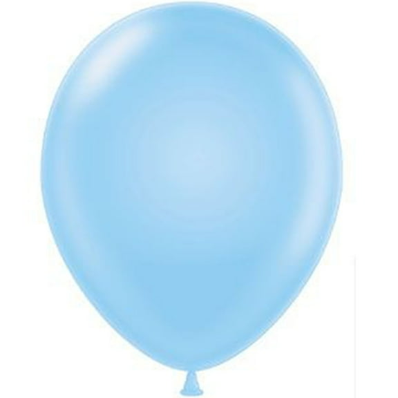 5" Tuftex Latex Balloons Baby Blue 50ct Made In USA