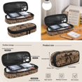 thumbnail image 6 of HUISEFOR Brown Camo Bow Kids Backpack Set 17 Inch Flap School Bag with Lunch Bag, Pencil Case and Water Bottle Holder Large Capacity for Girls 6-8, 1st-3rd Grade, 6 of 7