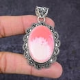 thumbnail image 2 of Natural Pink Opal Gemstone Handmade 925 Sterling Silver Gift Pendant 2.44", 2 of 2