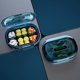 thumbnail image 1 of (bleu) Petite Bote Pilules De Voyage Pour Poche, Tanche Avec 6 Compartiments, Bote Mdicaments Compacte, Distributeur Quotidien, 1 of 5