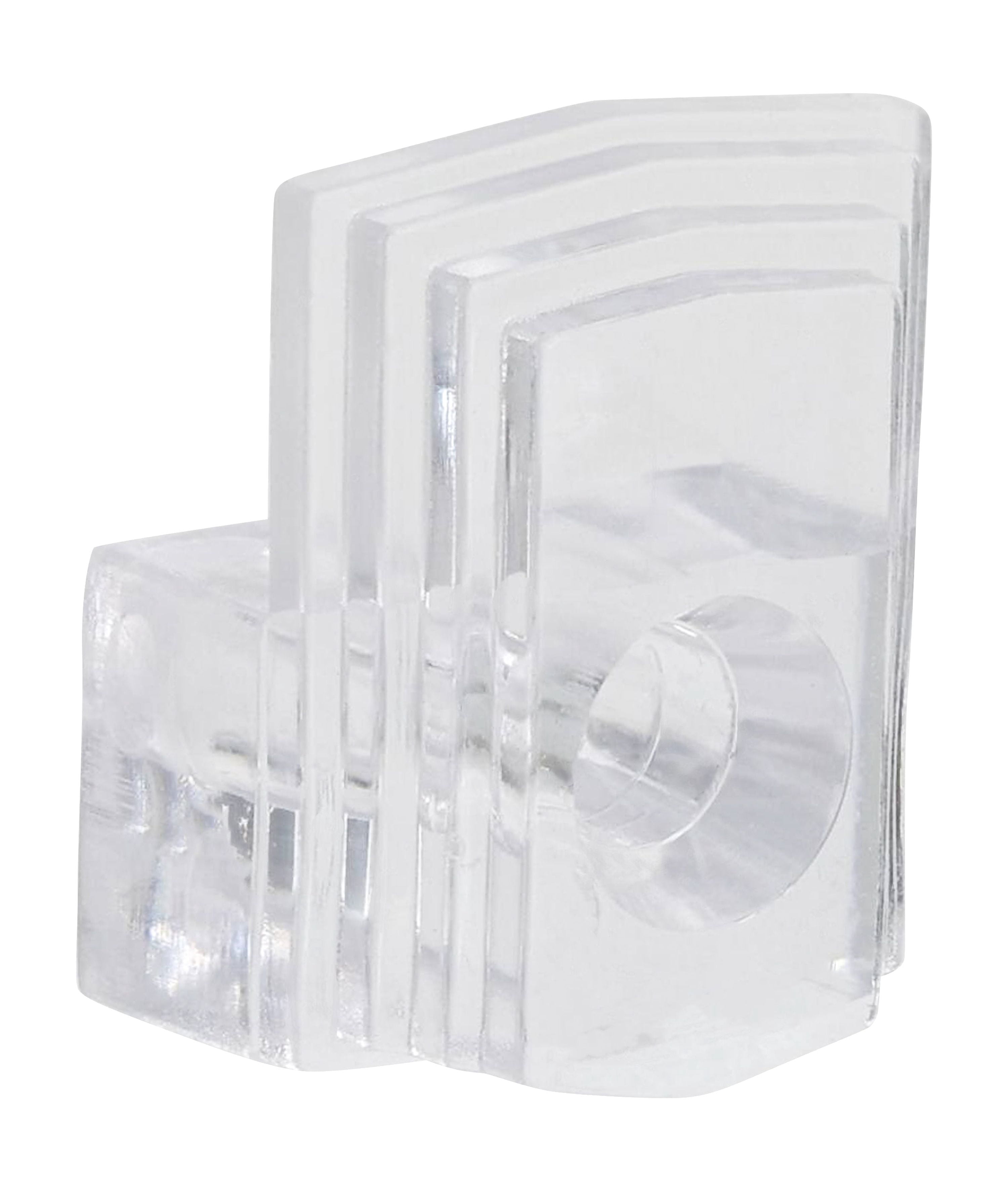 (3 pack) Ook Mirror Holders for 1/4" Depth, 20 lbs, Acrylic, Clear, Clear, 8 pack