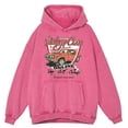 thumbnail image 2 of Sudadera con capucha para hombre, holgada, 100 % algodón, con lavado desgastado, estilo retro, coches retro, venta por error, consignación, sudadera con capucha, sudadera cálida de gran tamaño, 2 of 4