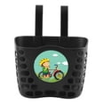 thumbnail image 3 of Kids' Multi-Purpose Front Storage Basket: Heavy-Duty Thickened Frame Accessory for Bicycles, Skateboards & Tricycles – Easy Installation, Safe & Durable Design with Quality Assurance (Orange Upgrade), 3 of 5
