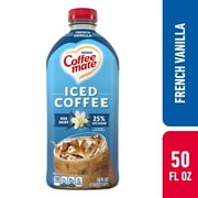 Coffee mate French Vanilla Iced Coffee, Non Dairy Coffee Drink 50 fl oz