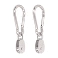 thumbnail image 1 of Single Pulley Block, 250kg Bearing Stable M12 Spring Snap Hook Rugged  for Camping, 1 of 8