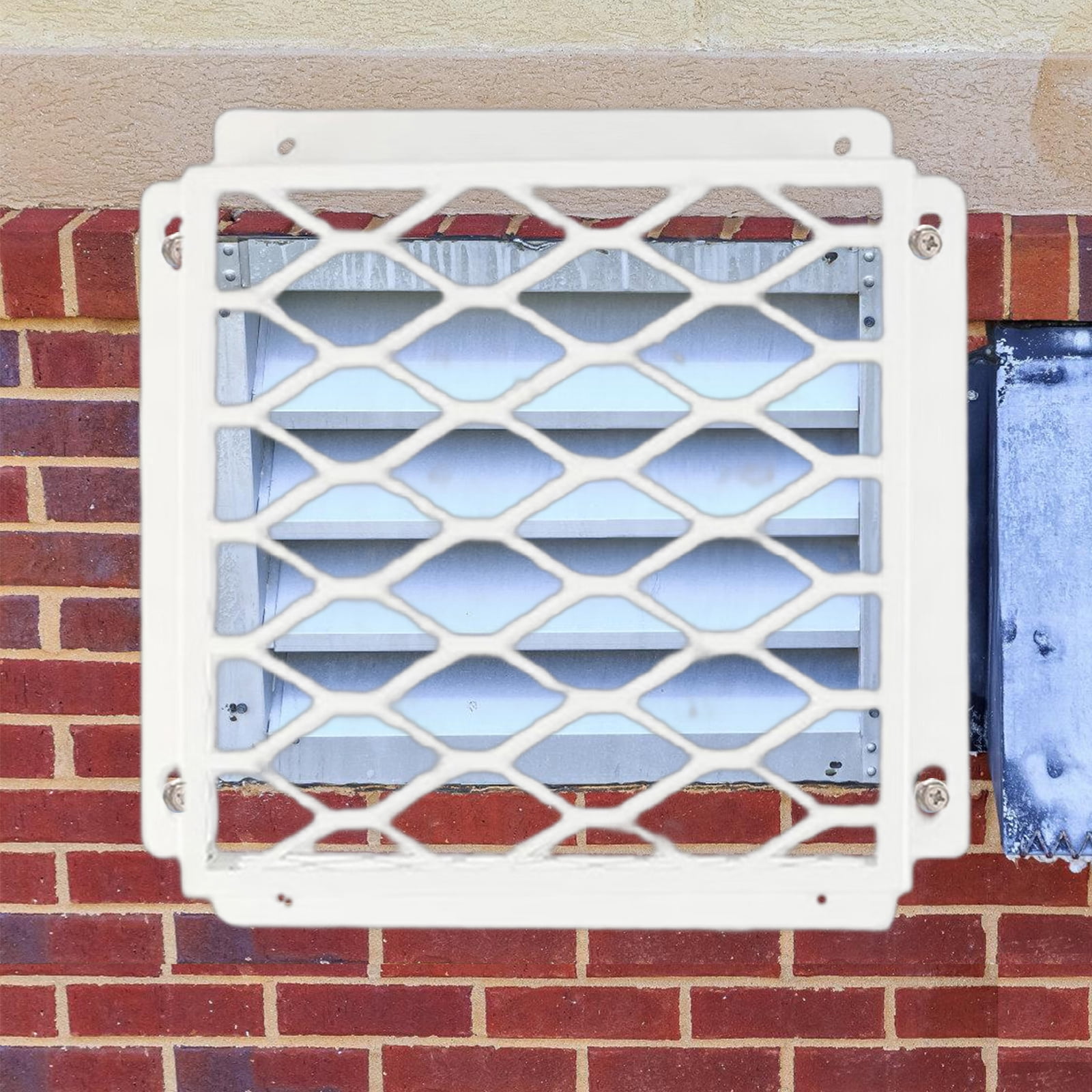 RUISINERY 2pieces Dryer Vents Bird Guard Drying Systems Protector Dryer Vents Covers Guard Carbon Steel Ventilation Bird Cage Endurin