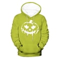 thumbnail image 5 of Sudadera con capucha de Halloween para hombre, informal, de moda, con cuello redondo, estampado, manga larga, blusa de poliéster, 5 of 5