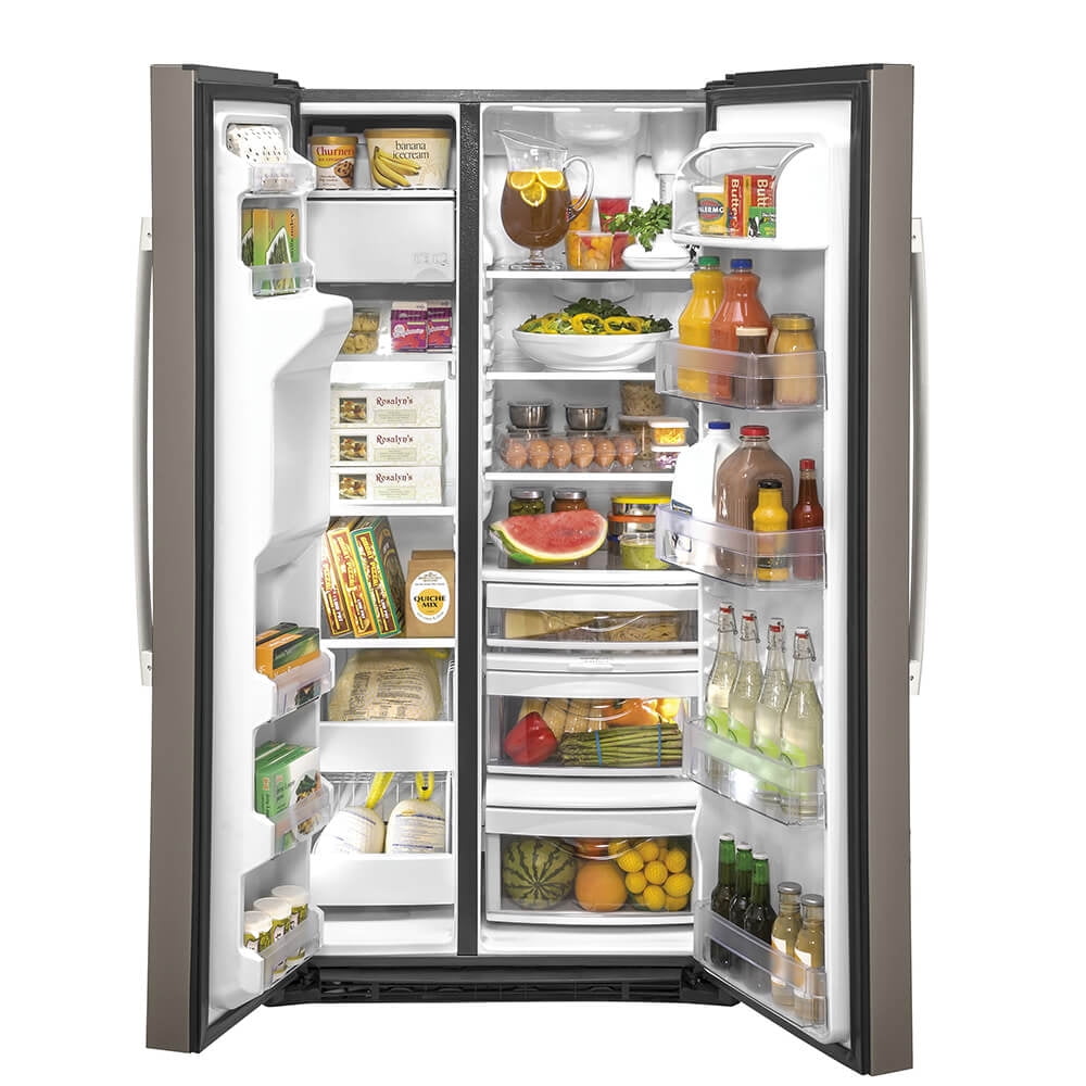 GE GZS22IMNES 21.8 Cu. Ft. Freestanding Side-by-Side Refrigerator