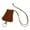 Brown, variant on 1. Leather Holder Necklace with Suspending Glasses Case & Pull Chain Accessory