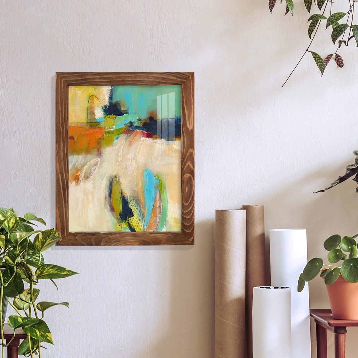 It All Adds Up - Framed Print w/glass - Walnut