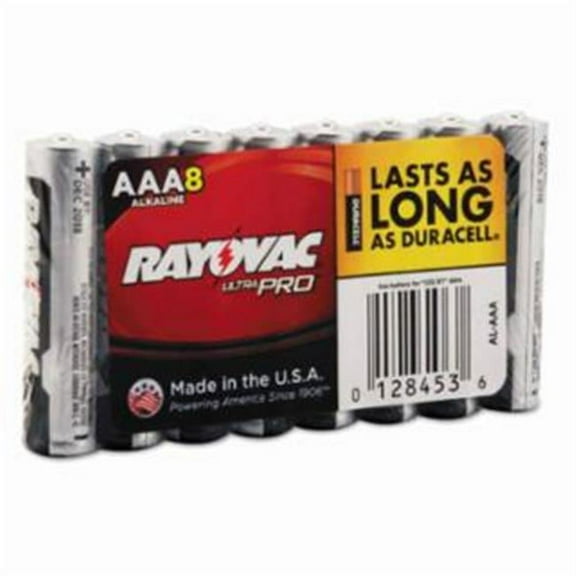 Rayovac 620-ALAAA-8J 1.5V AAA Maximum Alkaline Shrink Batteries - Pack of 6