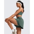 thumbnail image 4 of Falda CRZ YOGA de Cintura Alta con Abertura Lateral y Shorts Integrados para Correr, 4 of 5