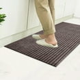 thumbnail image 5 of SLYNSHome Durable Doormat for Indoor Entrance,Non Slip Floor Mat Absorbent Resist Dirt Entrance Doormat Inside Floor for Entryway - Coffee, 5 of 6