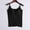 Black, variant on Women Spaghetti Strap Tank Tops with Built in Bras Wire Free Sleeveless Cami Tops Outer Wear Yoga Sports Gym Tops
