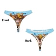 thumbnail image 3 of Fotbe Animals on Noah's Ark Floating Tanga Sin Costuras para Mujer con Estampado – Panties Invisibles, Transpirables y Cómodos para Uso Diario-XX-Large, 3 of 6