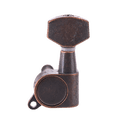 thumbnail image 3 of LOOKSEVEN 2L4R Sealed Electric Guitar Tuning Pegs Small Square Machine Heads with 1:15 Ratio Replacement Tuners for Acoustic & Electric Guitars - Red Copper, 3 of 7