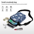 thumbnail image 7 of HELLHERO Marshall Islands Flag Women Messenger Bag with 2 Zippers Travel Crossbody Purse Stylish Polyester, 7 of 7