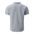 thumbnail image 6 of Mens Dress Shirts Summer Short Sleeve Jacquard Button Down Collared Business Casual Formal Work Shirt, 6 of 6