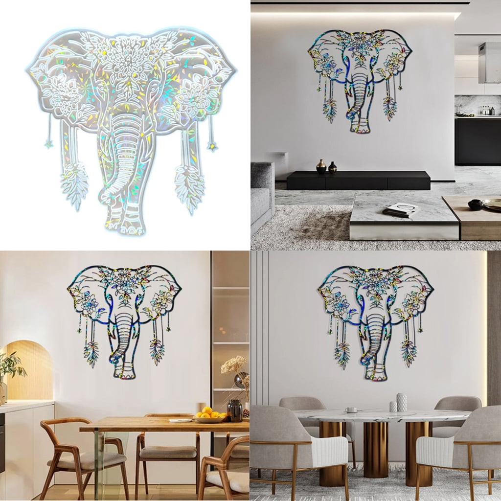 lanema Elephant Mold for Crafting Decorative Home Accessories Holographics Wall Sticker Mould Wall Hanging Decoration Mold