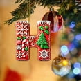 thumbnail image 1 of Hbdhejl 26 Pcs Lettres Rouges Décorations de Sapin de Noël Lettres de Canne de Bonbon avec Motif de Baies Mini Alphabet Ornements Suspendus Fête Maison Sapin de Noël Acrylique 2D, 1 of 4