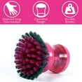 thumbnail image 4 of WBM Dish Scrubber with Soap Dispenser, Pots Cleaning Soap Dispensing Dish Brush, Pack of 2, 4 of 7