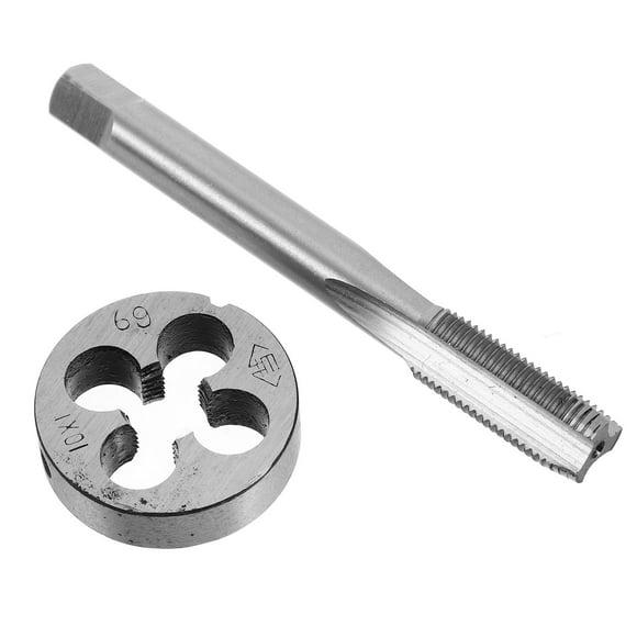 Tap And Die Set Tapping Tool Kit Thread Tap Die Set Machine Tap With Round Threading Die For Creating Repairing Tapping