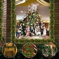 thumbnail image 5 of Darzheoy PVC Christmas Garland 5FT Pine Needle Simulation Vine with Optional Lights, Home Door Wall Tree Decoration (5FT without Light), 5 of 5