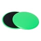thumbnail image 3 of Paquete de 2 discos deslizantes para ejercicios de core, ligeros y portátiles, para espalda y cadera. Verde, 3 of 9