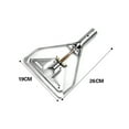 thumbnail image 2 of UPOUART Power Mop Refill 1 Set for Floor Cleaning with Easy Attachment and Secure Clamp Silver Triangle Shape, 2 of 8