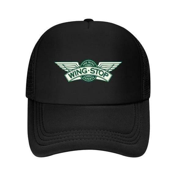Wingstop Restaarants Logo Hats for Men Women Flat Bill Baseball Cap Trucker Cap Adult Unisex