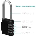 thumbnail image 4 of Generic Padlock - Set of 2 - Combination Lock - Long, 4 of 6