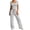 Z24 Gray, variant on Striped Lounge Set 2 Piece Summer Casual Vacation Matching Outfits Short Sleeve Scoop Neck Crop Top and High Waisted Wide Leg Long Pants 2026 Black,S