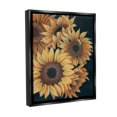 thumbnail image 4 of Stupell Industries Detailed Sunflower Blooms Botanical & Floral Painting Black Floater Framed Canvas Art Print Wall Art, 25 x 31, 4 of 10
