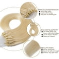 thumbnail image 2 of SEGO 100% Real Remy Human Hair Extensions Thick Micro Loop with Invisible Band Hair Micro Ring Beads Hair Black/Blonde Cleanrance, 2 of 7