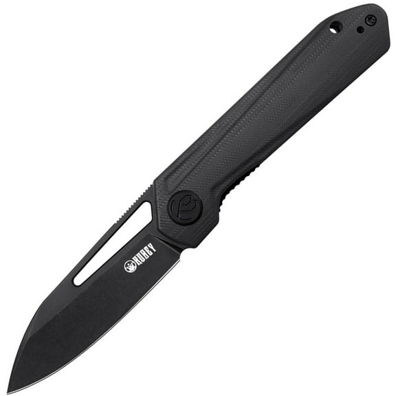 Kubey Royal Linerlock KUB321H 3.00 in Folding Knife, Black G10