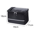 thumbnail image 2 of Bike Handlebar BagScreen Bicycle Basket Bike Phone Bike Crossbar Front Bag Cycling Accessories, 2 of 5