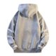 thumbnail image 2 of Blusa de manga larga con capucha para hombre, jersey deportivo de cuello alto, manga larga, color liso, con bolsillo, de poliéster, 2 of 7