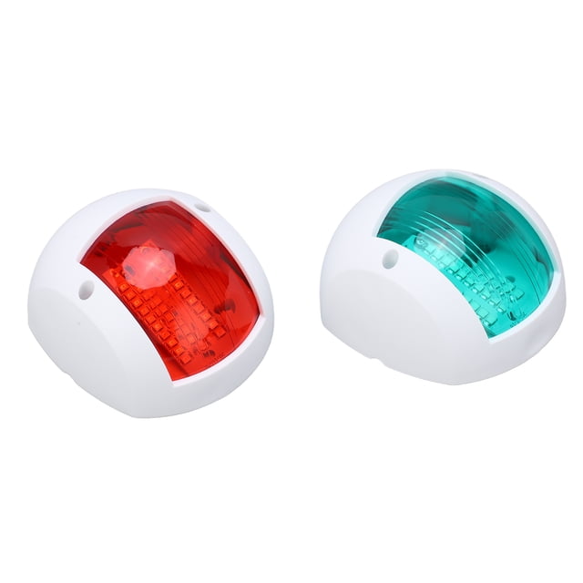 Yacht Signal Light, LED Bulbs 1NM Visual Range Boat Bow Lights 112.6° Radiation Angle For Sailing White