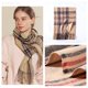 thumbnail image 1 of Bufanda de Cachemira para mujer, manta grande, chal clásico a cuadros, envoltura suave y cálida, otoño e invierno, venta al por mayor Fivean unisex, 1 of 2