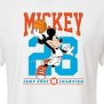 thumbnail image 3 of Disney - Mickey Jump Shot - Juniors Cropped Cotton Blend T-Shirt, 3 of 5