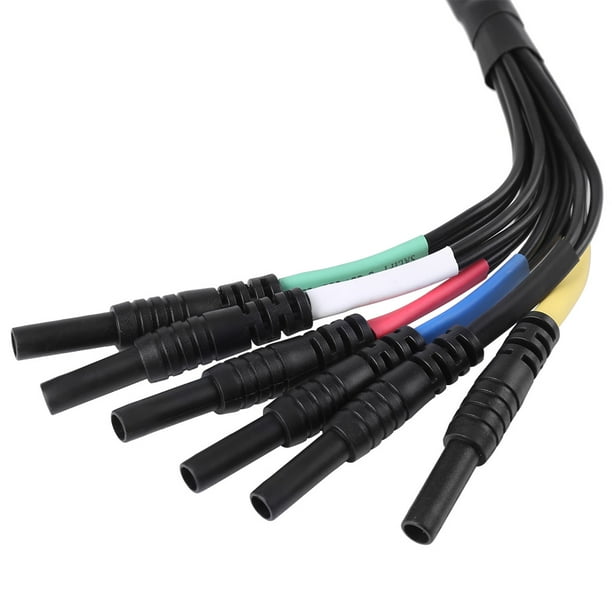 Cables de soldadura, Cables de prueba de multímetro de ruptura universal de 6 canales Cables de multímetro Experiencia incomparable