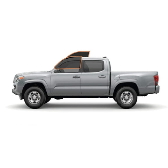 MotoShield Pro Premium Professional 2mil Precut Ceramic Window Tint Film for 2016-2021 Toyata Tacoma Crew Cab   — (Front Driver/Passenger 25%) + Lifetime Warranty