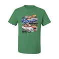 thumbnail image 2 of Wild Bobby, Ford Mustang II Supercoupe 1977 Cars and Trucks Men Graphic Tee, Kelly, 4X-Large, 2 of 6