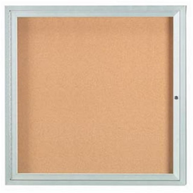 Aarco Products ADC3636H Enclosed Directory Board - Clear Satin Anodized