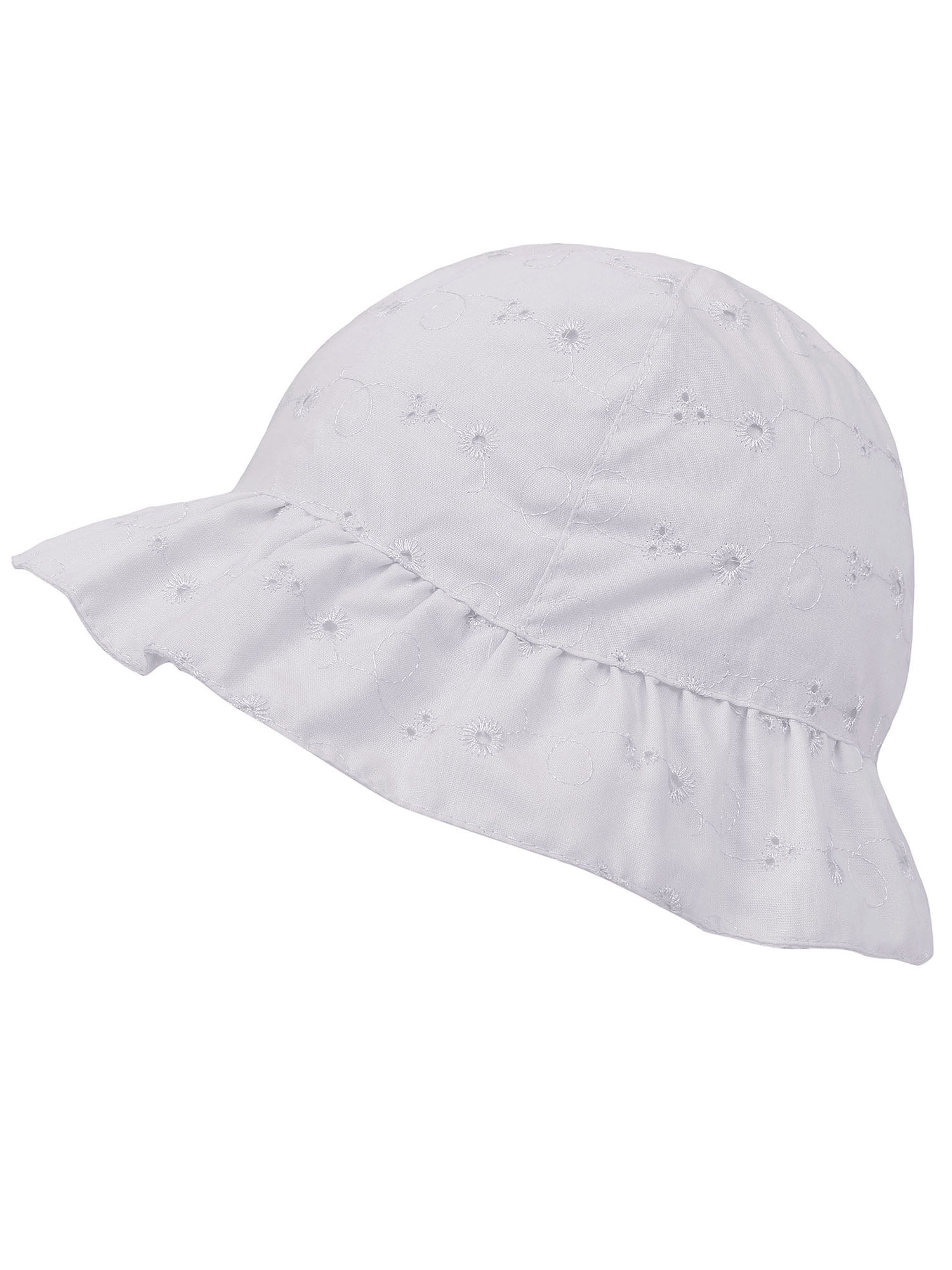baby white summer hat