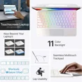 thumbnail image 3 of Magic Wireless Keyboard Case for iPad Pro 13 inch M4 2024, Magic Keyboard with 11 Colors Backlight, Pencil Holder,Multi-Touch Trackpad, Easy-Set Magnetic Stand, 3 of 7